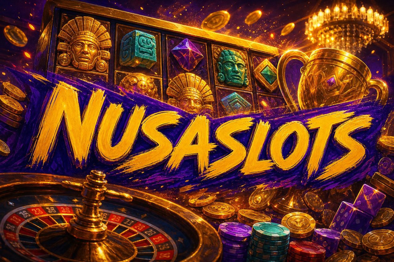 Tampilan halaman Wild Bandito NUSASLOTS dengan sorotan hadiah dalam game dan acara spesial 2026