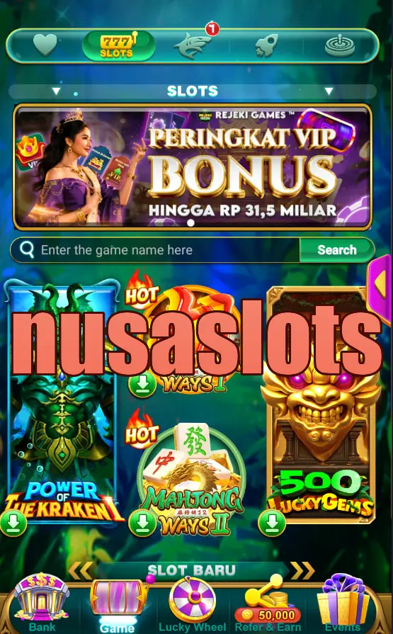 nusaslots Tangkapan Layar Resmi APK
